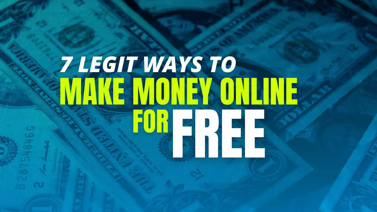 ways to make money online for free